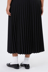 XANADU LONG JERSEY CRÊPE SKIRT
