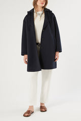 GRADI WHITE STRETCH SCUBA CREPE FABRIC CIGARETTE TROUSERS