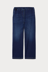 BOEMIA STRETCH DENIM FLEECE FABRIC TROUSERS