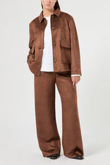 GELATO VELVETY-FINISH JERSEY TROUSERS