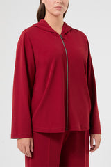 AUTORE RED STRETCH SCUBA SWEATSHIRT