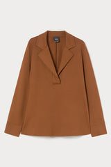 FEROCE BROWN JERSEY POLO SHIRT