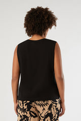 VINCI COTTON JERSEY TOP