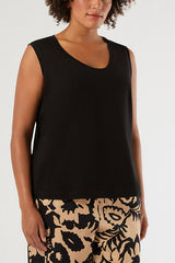 VINCI COTTON JERSEY TOP