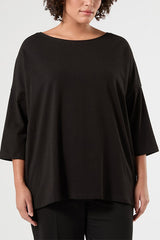 GABARRA BLACK JERSEY T-SHIRT