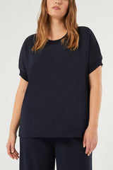 FORMICA FLUID JERSEY KNIT FABRIC T-SHIRT