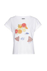 SHORT SLEEVE PRINT JERSEY TSHIRT