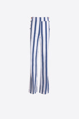 BLUE AND WHITE STRIPED SAILOR TROUSERS