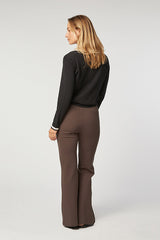 BLACK POLO KNIT SWEATER