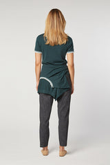 GREEN KNIT TWIN SET