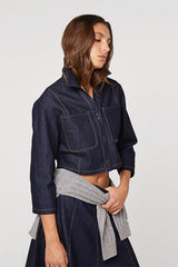 SHORT DENIM JACKET