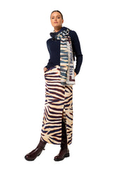 LEOPARD RECTANGULAR COSY SCARF