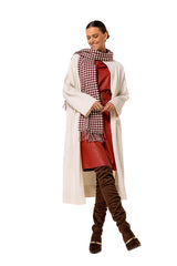 SLIGHTLY FITTED DRESS IN VEGAN LEATHER