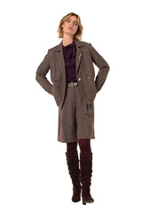 PLUM BOW SHOULDER DETAIL ELEGANT PULLOVER