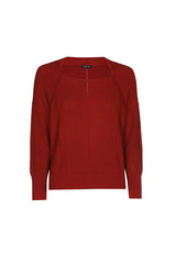 RUBY SLIGHTLY FITTED PULLOVER
