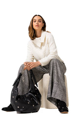 WINTER WHITE ELEGANT WINTER PULLOVER