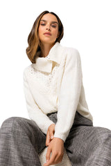 WINTER WHITE ELEGANT WINTER PULLOVER