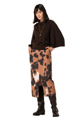 COFFEE KIMONO SLEEVE SHORT PULLOVER
