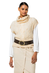 CREAM TANK TOP PULLOVER