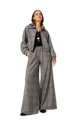 LOOSE-FITTING PALAZZO TROUSERS