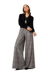 LOOSE-FITTING PALAZZO TROUSERS