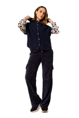 STRAIGHT-FITTING COMFORTABLE CORDUROY TROUSERS