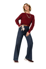 LOOSE-FITTING DENIM TROUSERS