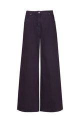 WIDE-LEG DENIM TROUSERS