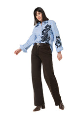 DENIM TROUSERS