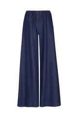ELASTIC WAIST PALAZZO JEANS