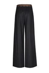 TIE BELT CITY-LOOK TROUSERS