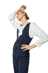 BOW EFFECT POPLIN BLOUSE