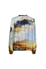LANDSCAPE DESIGN STRAIGHT BLOUSE