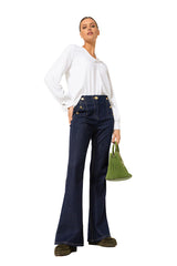 CUFF DETAIL LOOSE TOP