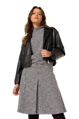 JACQUARD SHORT SKIRT