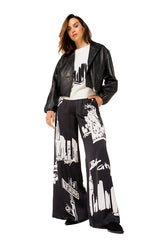 LEATHER BOMBER JACKET