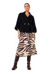 WOOL MIX SHORT COAT JACKET