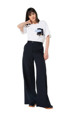 DECORATIVE PATCH POCKETS COTTON T-SHIRT
