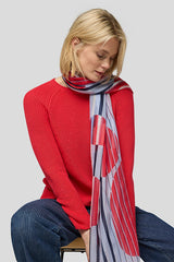 COLORBLOCK DESIGN STRIPED SCARF
