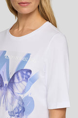 LARGE BUTTERFLY MOTIF T-SHIRT