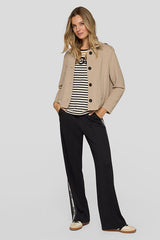SHOULDER STRAPS SHORT JACKET