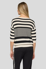 VARYING STRIPED DESIGN SWEATER