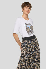 GOOD TIMES RHINESTONE MOTIF T-SHIRT