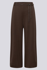 TIE BELT WIDE TROUSERS