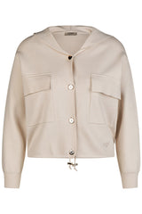 BUTTONED SHORT CARDIGAN