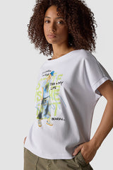 LARGE PRINT MOTIF T-SHIRT