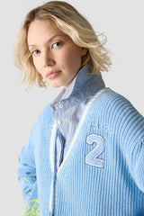 COLLEGE DETAILS CARDIGAN