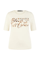WHITE BLOOM GRACE T-SHIRT