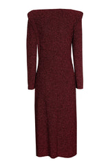 LUREX COMFORTABLE FITTED DRESS