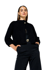 FUN TEXTURE BOMBER JACKET